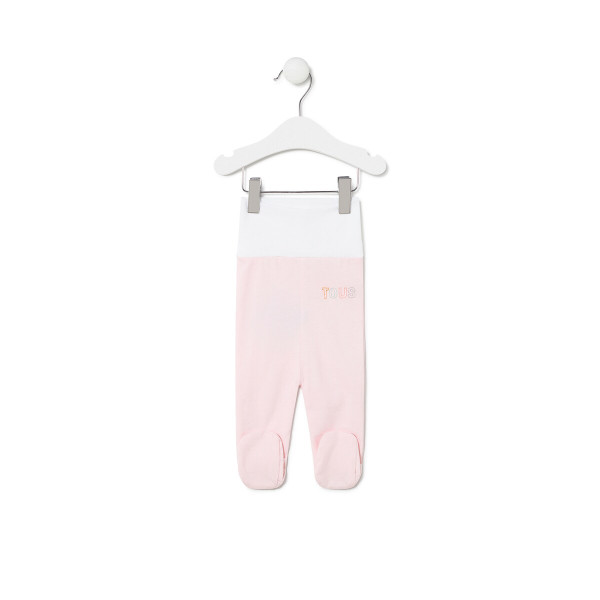 Tous Baby Calça Liso Rosa T1-3M